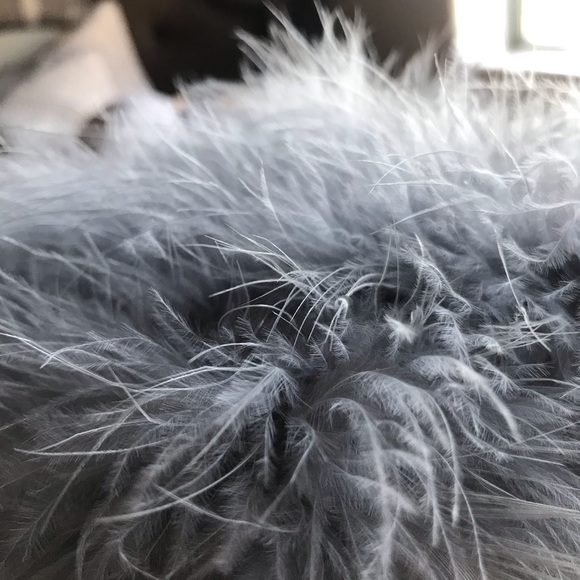 Mini Faux Feather Handbag - Picture 2 of 4